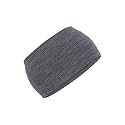 Icebreaker Merino Standard Chase Wool Winter Headband for Men or Women, Jet HTHR, One Size