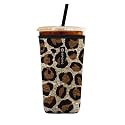 Iced Coffee Sleeve – Neoprene Reusable Cup Sleeves for Drinks, Insulated Drink Sleeves to Keep Hands Dry &amp; Drinks Cold, Stylish &amp; Durable Coffee Sleeves (Savage Glam, Large: 30-32oz)
