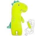 Seatbelt Pillow For Kids,Car Pillow Seat Belt Cushion,Car Seat Belt Covers Child Seat Head Rest Support Shoulder Pad,Seat Strap Pillows Adjuster For Children Baby(Dinosaur),1 Count,Multicolor