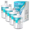 ICEPURE Alkaline 5231JA2002A Water Filter Replacement for LG LT500P,4 PACK