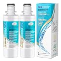 ICEPURE Alkaline LT1000PC Refrigerator Water Filter Replacement for LG LT1000P/PC/PCS, Kenmore 9980, ADQ74793501 ADQ74793502 ADQ747935 MDJ64844601 LMXS28626S LFXS26973S, LT1000, Enhances PH, 2Pack