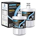 ICEPURE PLUS NSF53&amp;42 Premium 5231JA2002A Refrigerator Water Filter, 2 PACK