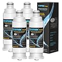 ICEPURE PLUS NSF53 DA97-17376B Replacement for HAF-QIN/EXP, HAF-QIN, DA97-08006C, RF23M8070SG, RF23M8070SR, RF23M8090SG, RF23M8090SR, AQF-DA97-17376B Refrigerator Water Filter, 4PACK