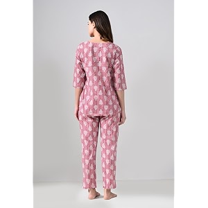 Ichaa Cotton Women Night Suit Set