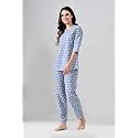 Ichaa Cotton Women Night Suit Set