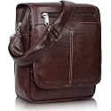 iChief Stylish PU Leather Sling Cross Body Travel Office Business Messenger One Side Shoulder Bag for Men Women