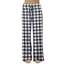 iChunhua Women's Comfy Stretch Floral Print Drawstring Palazzo Wide Leg Lounge Pant