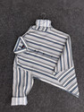 iCome Men Striped Casual Green Shirt