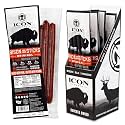 ICON Meats Bison &amp; Pork Snack Sticks, Original Flavor, High Protein, 6 Pack