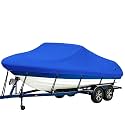 iCOVER Trailerable Boat Cover- 20'-23' 800D Water Proof Heavy Duty, Fits V-Hull, Fish&amp;Ski, Pro-Style, Fishing, Utiltiy, Runabout, Bass Boats, up to 20ft-23ft Long X 100" Wide