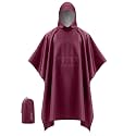 iCreek Hooded Rain Poncho Packable Waterproof Unisex Raincoat with Pocket