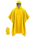 iCreek Hooded Rain Poncho Packable Waterproof Unisex Raincoat with Pocket