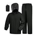iCreek Waterproof 2 Piece Rain Suit for Men Women Packable Rain Gear Set