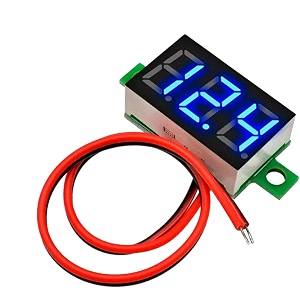 dc voltmeter indicator - dc 35-30v led display panel digital voltage meter for electrical computers electronics home industrial equipment39s blue pack of 1