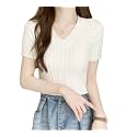 ICW Women39s Acrylic Knitted Ribbed Half Sleeve