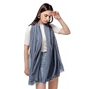 ICW Women's UV Protection Premium Light Weight Wrinkle Ironless Crinkle Cotton Hemp Summer Scarf Stoles Shawl head scarves for girls