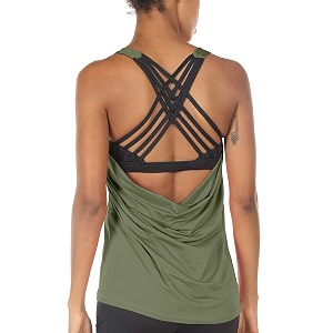 icyzone Womens Open Back Workout Athletic Yoga