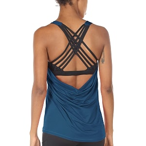 icyzone Womens Open Back Workout Athletic Yoga