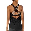 icyzone Women39s Open Back Workout Athletic Yoga
