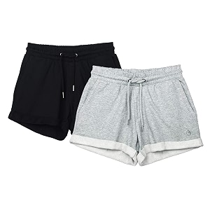 icyzone workout lounge shorts for women - athletic running jogging cotton sweat shorts