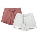 icyzone Workout Lounge Shorts for Women - Athletic Running Jogging Cotton Sweat Shorts