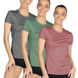 icyzone Workout Running Tshirts for Women -