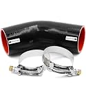 ID 2.5 inch (63mm) 45 Degree Elbow Silicone Coupler Hose 4-Ply