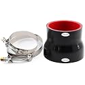ID 3 to 4 Inch Silicone Straight Reducer Hose Coupler,4-ply 5mm