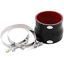 ID 3.5inch to 4inch Straight Reducer Coupler Silicone Hose,4-Ply