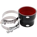 ID 3inch to 3.5inch Straight Reducer Coupler Silicone Hose,4-Ply