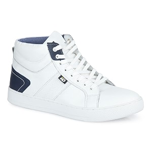 id white sneaker ankle lifestyle boot for men