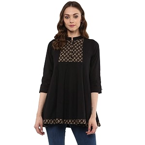 idalia anarkali cotton tunic kurta for women