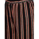 idaLia Women Rayon Black Gold Printed Kurta