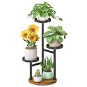 iDavosic.ly 3 Tier Plant Stand Indoor, Corner Tiered Holder Shelf, Brown