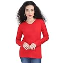 Ideation Women39s Cotton Plain V Neck Full