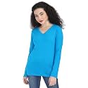 Ideation Women39s Cotton Plain V Neck Full