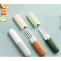 IDELLA Kitchen Knife Peeler Portable Knife for Fruit 2 in 1 Knife and Peeler for Kitchen Travel Knife with case Stainless Steel Bled (Pack of 1) (Multicolor)