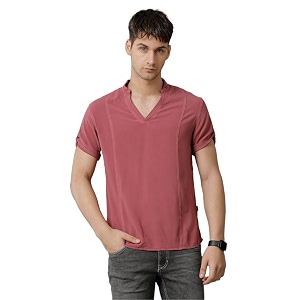 Identiti MenSlim Fit Half Sleeve Solid Smart