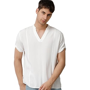 Identiti MenSlim Fit Half Sleeve Solid Smart