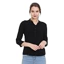 Identiti Women Three Quarter Sleeves Solid Slim