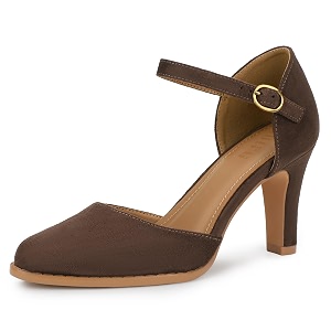 IDIFU IN3 Closed Toe Chunky High Heels