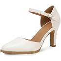 IDIFU IN3 Closed Toe Chunky High Heels