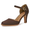 IDIFU IN3 Closed Toe Chunky High Heels
