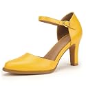 IDIFU IN3 Closed Toe Chunky High Heels