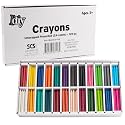 IDIY Unwrapped Bulk Wax Crayons 120 Count - 24 Assorted Colors (5 Each) Paperless & Pre-Sorted, Non-Toxic, ASTM Safety Tested for Kids, Teachers, Restaurants, Preschool Classroom Art Supplies