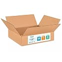 IDL Packaging Small Corrugated Shipping Boxes 14"L x 11"W x 3"H (Pack of 5) - Excellent Choice of Sturdy Packing Boxes for USPS, UPS, FedEx Shipping - Easy-to-Recycle Cardboard Boxes for Packaging