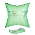 IDL Packaging 48" x 48" Dunnage Airbags, Woven Polypropylene, Level 1 (Pack of 5) - Fill the Void in Trucks and Intermodal Shipments, Reusable - Cargo Securing Solution for Container Stuffing