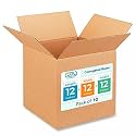Medium Shipping &amp; Moving Boxes 12x12x12 inches (10-Pack) - Extra Strength 200 lb vs Regular - USA-Made Corrugated Durable Boxes for Packaging - Heavy Duty Corrugated Packaging Box by IDL Packaging
