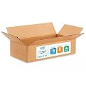Medium Moving &amp; Shipping Boxes 16 x 8 x 4 inches (5-Pack) - Extra Strength 200 lb vs Regular - USA-Made Corrugated Shipping Boxes for USPS/UPS/FEDEX - Moving Box - Cardboard Box by IDL Packaging