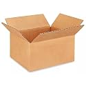Small Moving &amp; Shipping Boxes 8x6x4 inches (10-Pack) - Extra Strength 200 lb vs Regular - USA-Made Corrugated Boxes for Packaging Moving Stuff - Small Packing Box - Corrugated Box by IDL Packaging